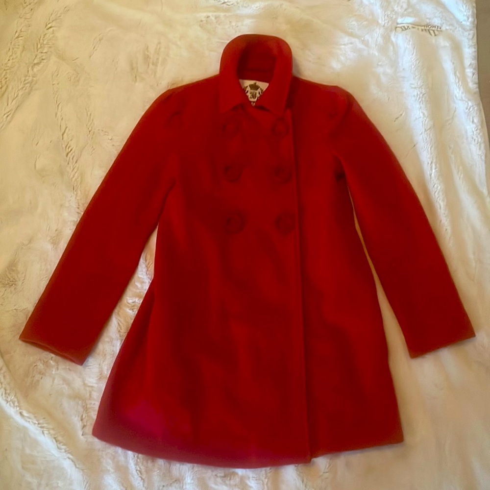 Red Wool Coat